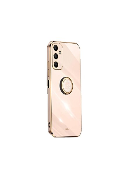 Xinli Straight Θήκη Σιλικόνης με Δαχτυλίδι Pink (Samsung Galaxy A05s)