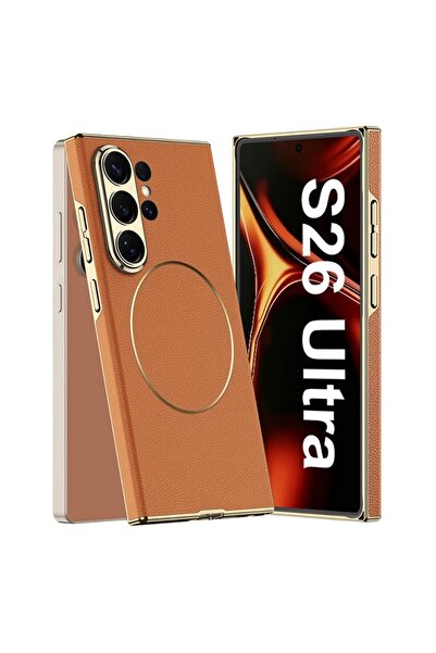 GKK Nickel Ring Magsafe Σκληρή Θήκη Orange (Samsung Galaxy S26 Ultra 5G)