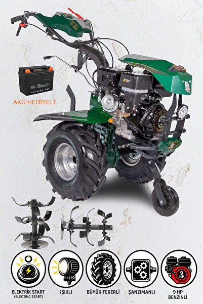 Kaan 39-S S3 MARŞLI 9HP Benzinli Çapa Makinesi
