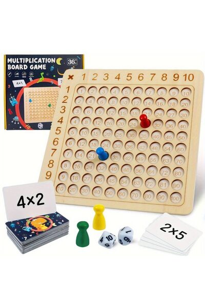 unbranded Joc matematic FUNMATH interactiv, învățarea înmulțirii, 2 moduri de...