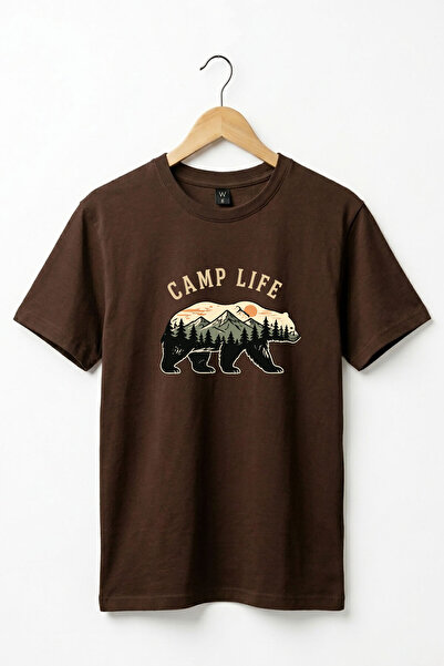 onsrawear Unisex Camp Life Premium Basic T-Shirt for Nature Enthusiasts with ...