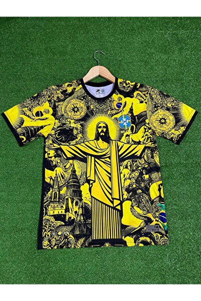 BREATHLESS Brezilya Neymar Jr Özel Konsept Forması (Yellow)