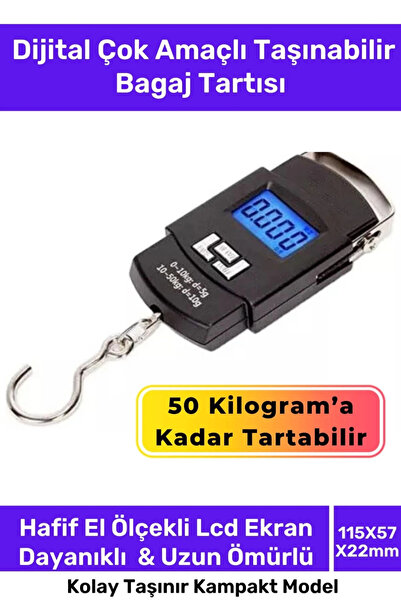 Kozera #Tartı Lcd Ekran Seyahat Bavul Pazar Sebze Meyve Et Balık Ağırlık Tart...