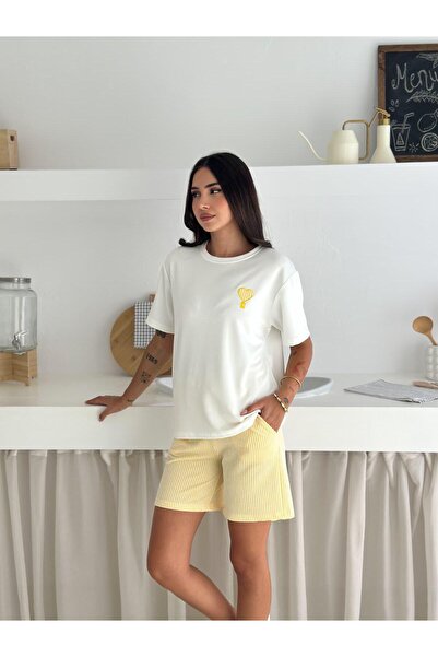 Mazelf Baby&Kids Wear Σορτς - Σετ δύο τεμαχίων από ύφασμα modal MAZELF