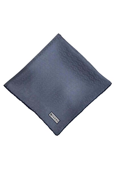 Vakko İpek Jakar Monogram Eşarp 31815-M-Antrasit Melanj