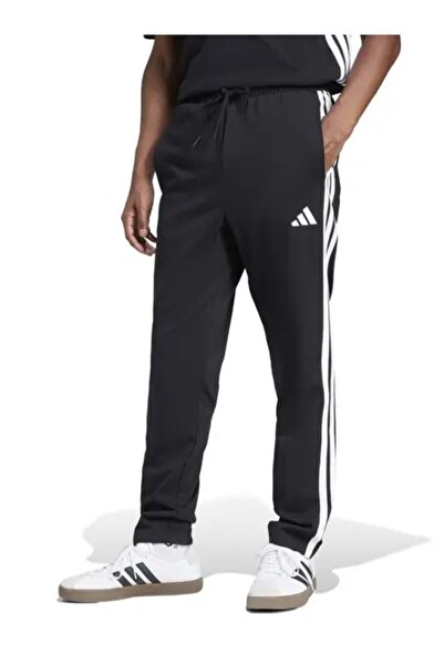 adidas Essentials 3 Stripes Ανδρικό Φούτερ ΜΑΥΡΟ-ΛΕΥΚΟ