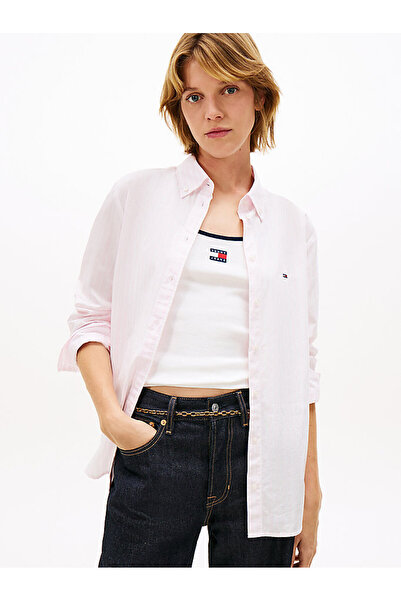 Tommy Hilfiger Kadın TJW Regular Fit Poplin Gömlek