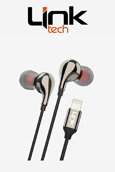 Linktech E82 Lightning Giriş Tak Çalıştır HD Stereo Ses Kulak İçi Kablolu Kul...