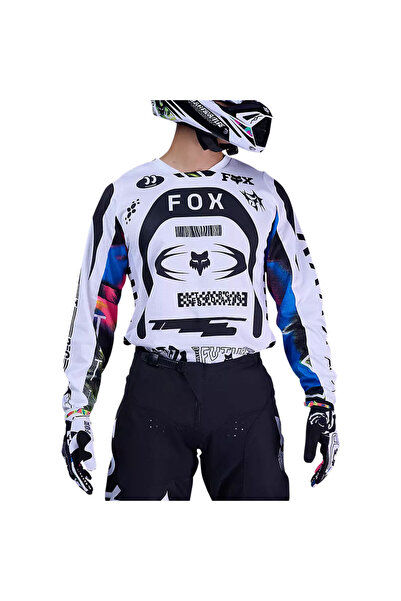FOX Racing FOX 180 IMAGE COSMO ΦΑΝΕΛΑ ΛΕΥΚΟ/ΜΑΥΡΟ M