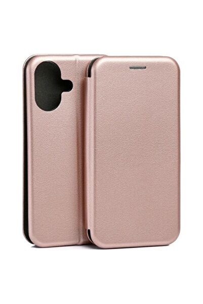 Beline Μαγνητική Θήκη Βιβλίο για iPhone 17, Ροζ Χρυσό Κάλυμμα Πορτοφόλι