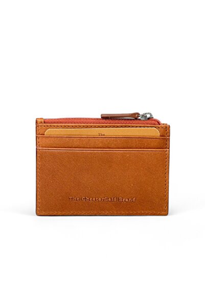 The Chesterfield Brand Chesterfield RFID Κάρτοθήκη δερμάτινη Κονιάκ με φερμου...
