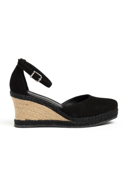Elile Shoes Genuine Leather Wedge Heel Sandals from Size 33-34-35 to Size 41-42-43-44-45