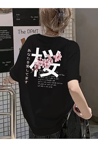 puolikuu Tricou cu imprimeu mixt pentru femei, confortabil, cu croială lejeră