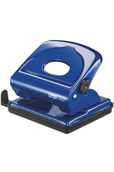 Rapid Perforator metalic FMC25, 25 de coli, cutie, albastru