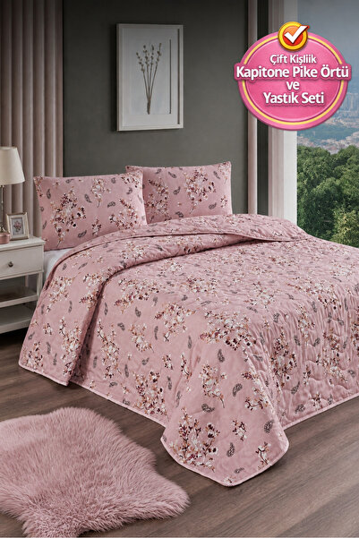 Forev Çift Taraflı Pamuklu Kapitone Pike Seti - 200x230