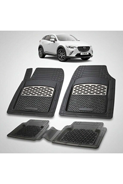 TEAMCAR Μάζντα CX-3 DK Facelift 2018-2021 Πατάκια δαπέδου |   Ασημένια Έκδοση...