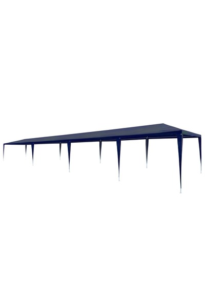 vidaxl Cort de petrecere, albastru, 3 x 12 m, PE