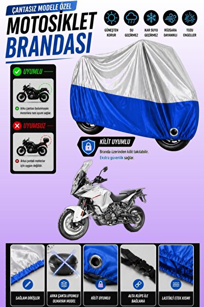 Cemku Twin غطاء محرك متوافق مع KTM 1290 Super Adventure T باللون الرمادي من ا...