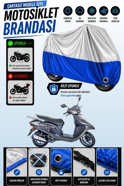 Cemku Twin غطاء محرك متوافق مع طراز Falcon Dolphin 100 EFI باللون الرمادي من ...