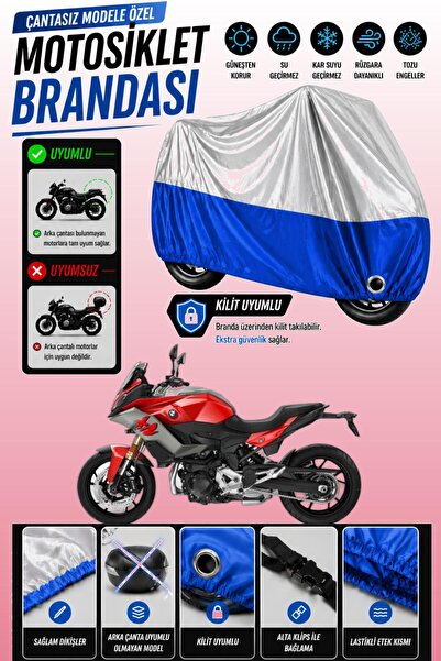 Cemku Twin Top Gray - Bottom Blue Bmw F 900 Xr Compatible Engine Cover, Rear ...