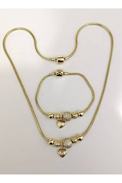 NN Set Bijuterii REGHY ,inoxidabile placat cu aur 14 k