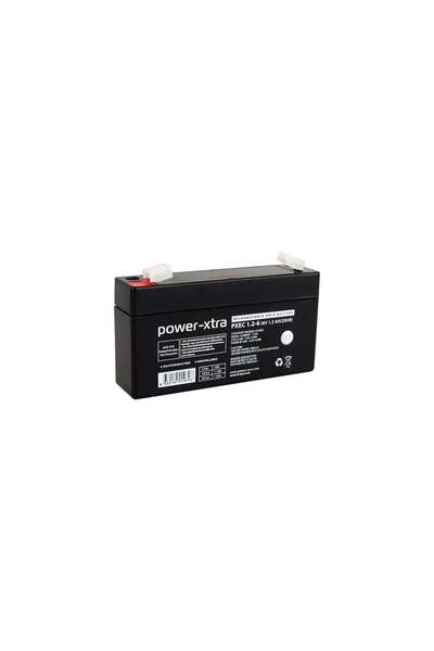 POWER-XTRA EcoLead - PXEC1.2-6 - 6V 1.2 Ah Kuru Akü F1