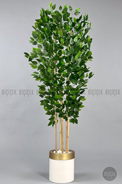 BİÇİÇEK Yapay Benjamin Ağacı 170CM Metal Saksıda