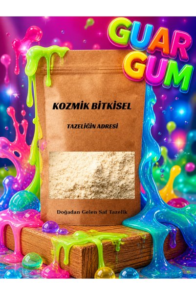 Kozmik Bitkisel Guar Gum / Guar Gam E412 Katkısız Doğal - 100 Gr