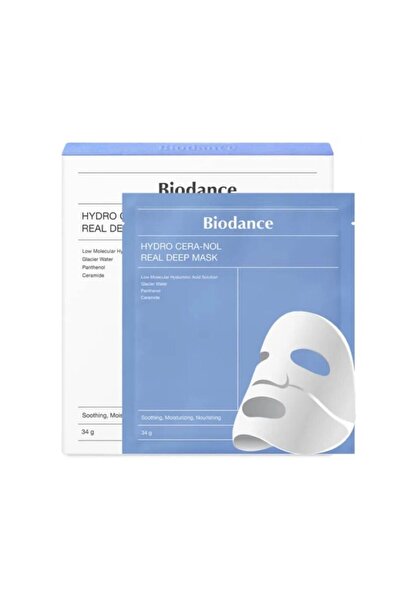 Biodance Hydro Cera-nol Real Deep Mask hidratare și calmare, set 4x34g
