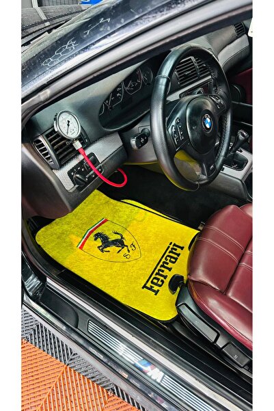 as garaj SARI FERRARİ LÜKS HALI PASPAS TAKIMI