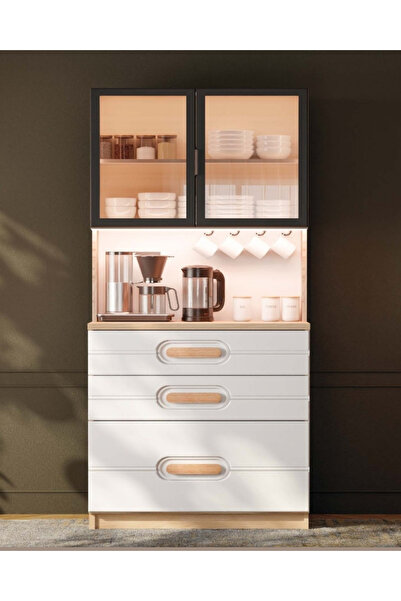 miracool Orkide Kahve Köşesi / Komple Mdf / Led Işıklı