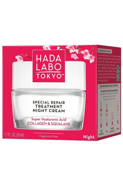 Hada Labo Tokyo كريم هادا لابو الليلي للعلاج الخاص وإصلاح البشرة 50 مل