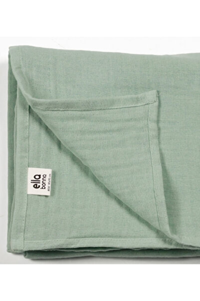 Ella Bonna Pamuklu Müslin Battaniye Puset Örtüsü Hediyelik Çok Amaçlı Örtü 80x90cm Renk Seçenekli