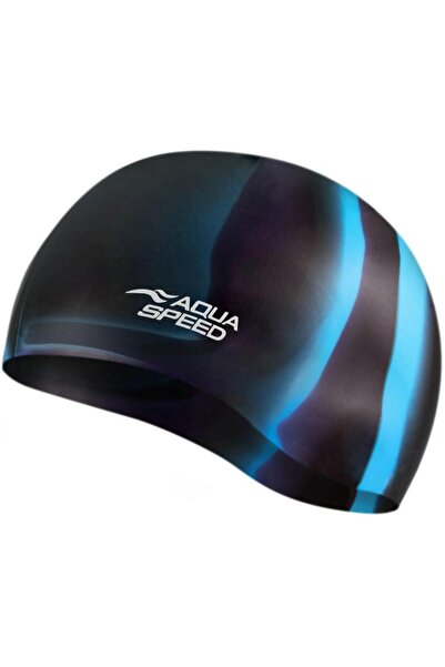 Aqua Speed Bunt - Çok Renkli Silikon Yüzme Bonesi