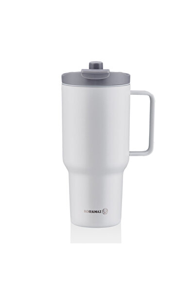 KORKMAZ Pipetli Buz Mavisi Termos 1 Litre A5577-3