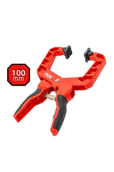 Rox 0355 Cırcırlı Hızlı Mandal Tip Kıskaç İşkence 100 mm