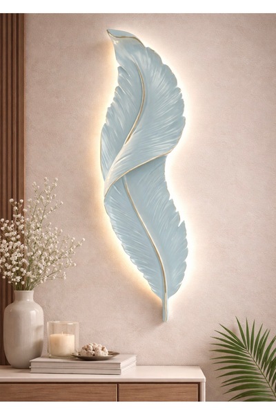 APLİKHANE YAPRAK APLİK LEDLİ ELEKTRİKLİ 57x14 RENK SEÇEBİLİRSNİZ.!