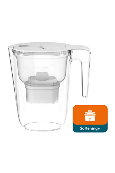 Philips Κανάτα AWP2943WHT Micro X-Clean Αποσκλήρυνσης Λευκή Πλαστική Με Καπάκ...
