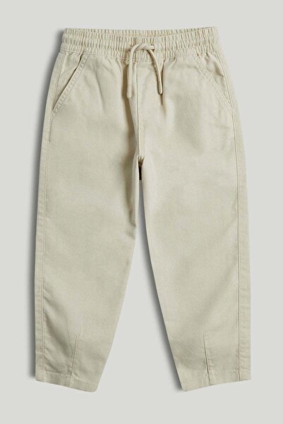 MOTHERCARE Tan Linen Blend Trousers