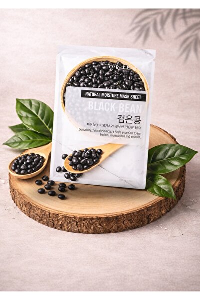Orjena Organa - Black Bean Sheet Mask for Natural Moisturizing, 23 ml