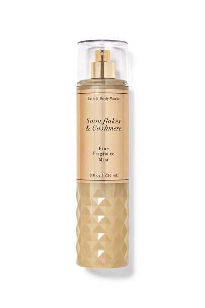 Bath & Body Works رذاذ عطري فاخر برائحة رقاقات الثلج والكشمير