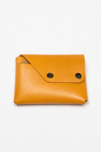 BodrumSandals Genuine Leather Camel Women's Card Holder - Wallet - Ck2026 / 1...