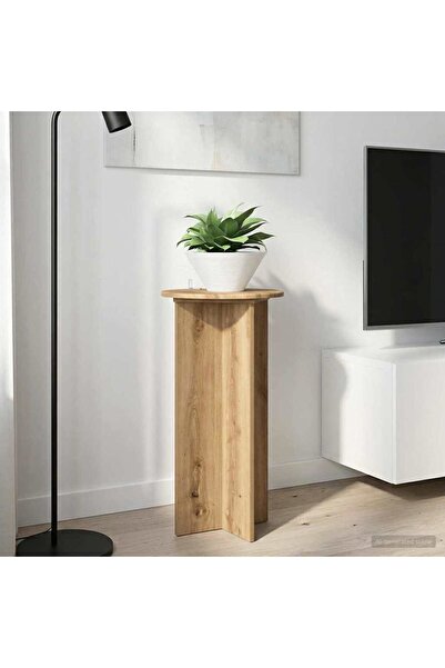 vidaxl Suport pentru plante 2 pcs Stejar Artizanal 40 x 40 x 80 cm