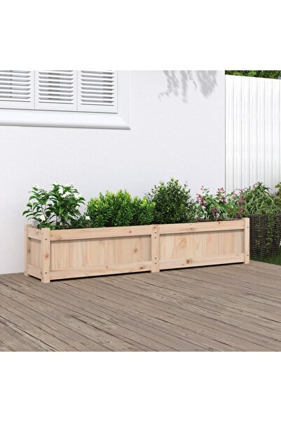 vidaxl Jardiniera de gradina, 150x31x31 cm, lemn masiv de pin