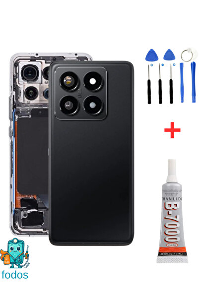 Fodos Xiaomi Mi 14T Pro Arka Kapak - Arka Pil Batarya Kapağı Kamera Lensli - ...