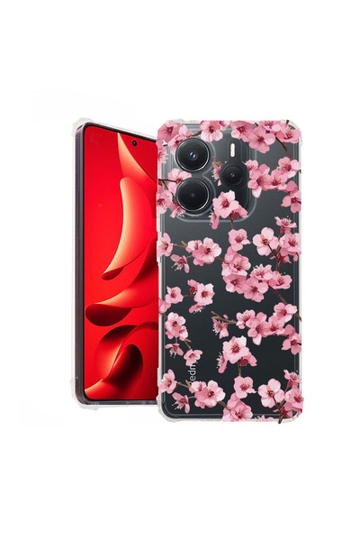 bestcase Противоударен калъф за Xiaomi Redmi Note 14 4G, Флорален - Естетична...