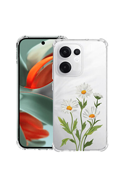 bestcase Husă Antișoc pentru OPPO Reno13 F / FS, Floral - Margarete Presate, ...
