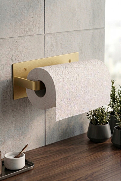 ZenoraHome Paslanmaya Dayanıklı Metal Kağıt Havluluk Mutfak ve Banyo Havluluğu