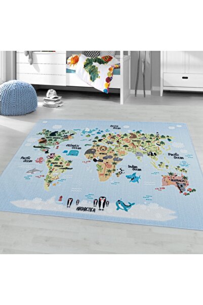 VivaDeco Covor Play Albastru V2 120x170 cm