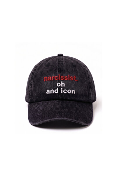 Tresore Narcisist. oh and icon " Pălărie brodată lavabilă / "Narsist. " Șapcă...